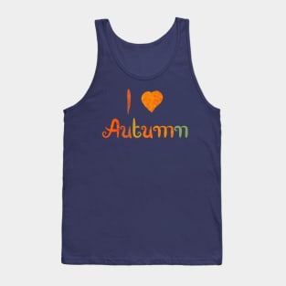 I Love Autumn Tank Top